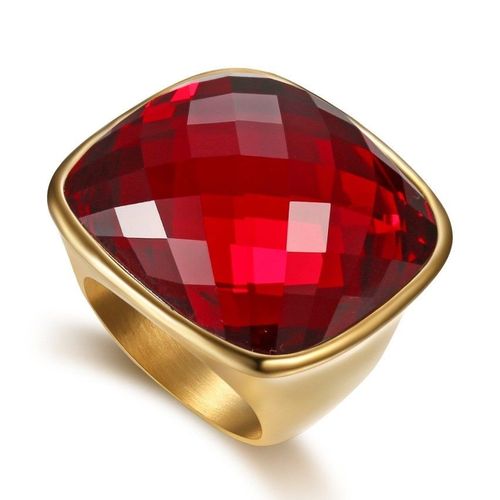 新款欧美跨境批发珠宝戒指 女式宝石钛钢饰品 手饰不锈钢指环凯丽